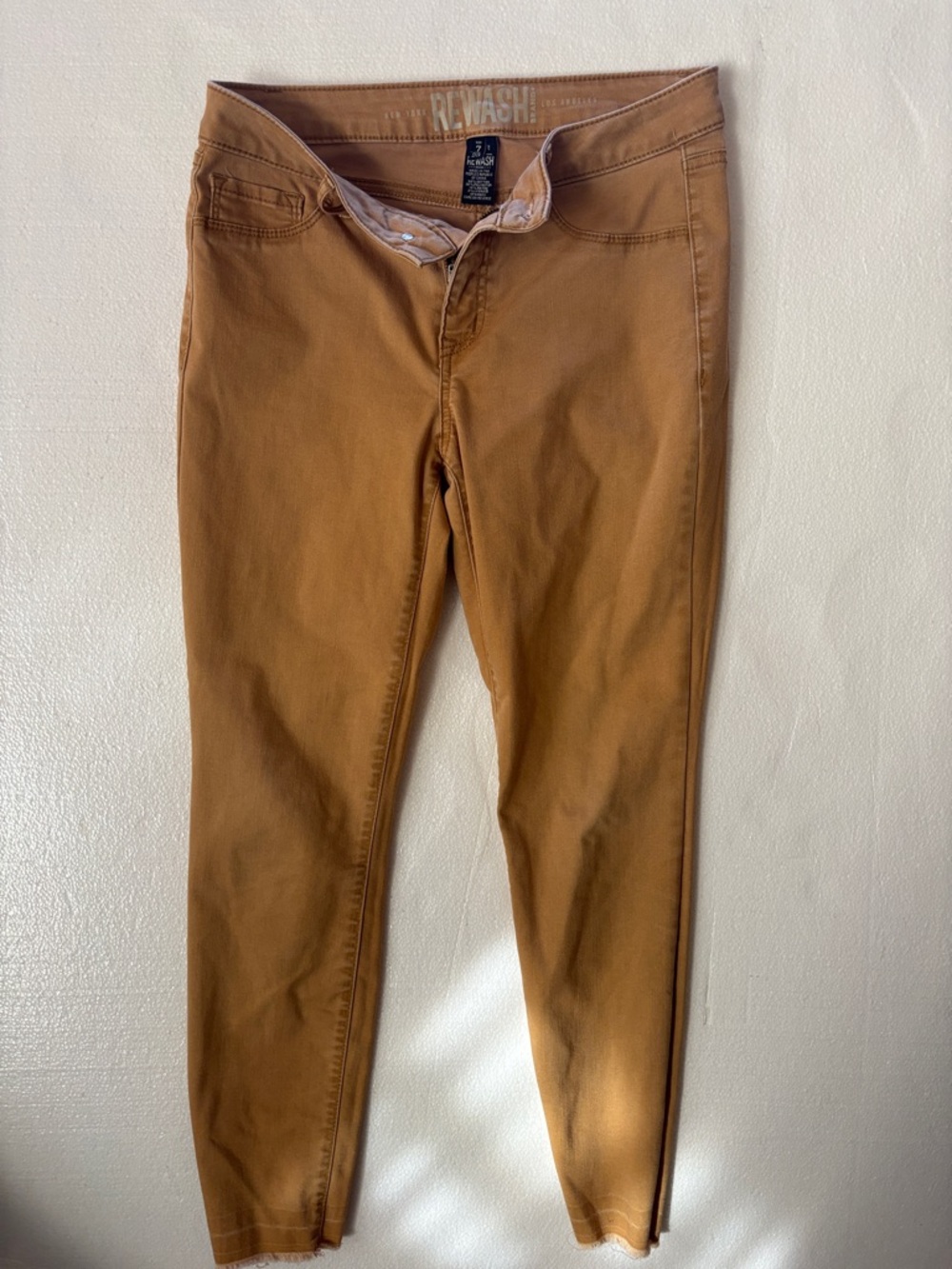 Rewash Tan Slim Jeans